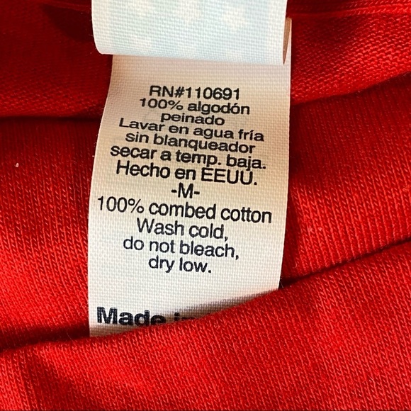 Bernie Sanders for US Senate 2018 Campaign T-shirt Red Like New Made in USA - Picture 11 of 11